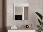 Mirror Aluminum Simple AlumSMSq-70 White
