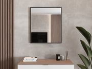 Mirror Aluminum Simple AlumSMSq-70 Black