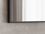 Mirror Aluminum Simple AlumSMSq-70 Black