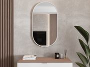 Mirror Aluminum Simple AlumSMOv-50 White