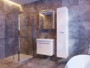 Mirror cabinet Livorno LvrMC-80 Structural Grey