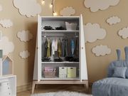 Wardrobe small Leander Luna Grey