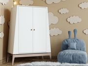 Wardrobe small Leander Luna Grey