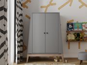 Wardrobe small Leander Luna Grey