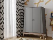 Wardrobe small Leander Luna Grey