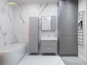 Mirror cabinet Manhattan MnhMC-70 Grey