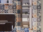 Tall storage unit Prato PrP-170 Dark Melon