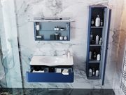 Дзеркальна шафа Velluto VltMC-100 сіра