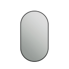Mirror Aluminum Simple AlumSMOv-50 Black