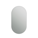 Mirror Aluminum Simple AlumSMOv-50 White