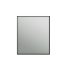 Mirror Aluminum Simple AlumSMSq-70 Black