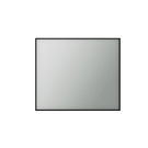 Mirror Aluminum Simple AlumSMSq-70 Black
