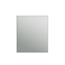 Mirror Aluminum Simple AlumSMSq-70 White