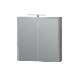 Mirror cabinet Livorno LvrMC-70 Structural Grey