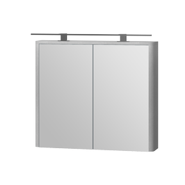 Mirror cabinet Livorno LvrMC-80 Structural Grey