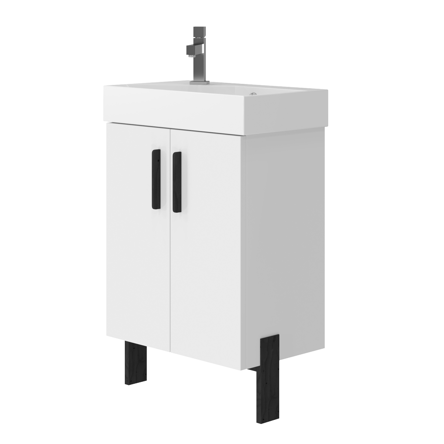 Vanity unit Manhattan Mh-55 White