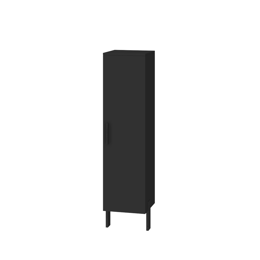 Tall storage unit Manhattan MhP-120 Black