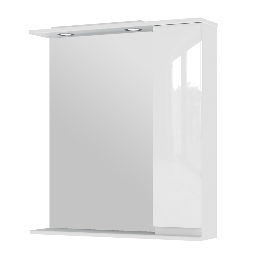 Mirror cabinet Monika MMC3-75 Right White