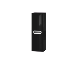 Tall storage unit Prato PrP-100 Black