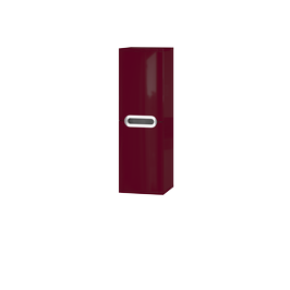 Tall storage unit Prato PrP-100 Claret