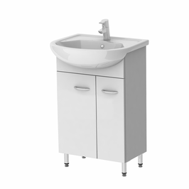 Vanity unit Rio Rio1-55 White