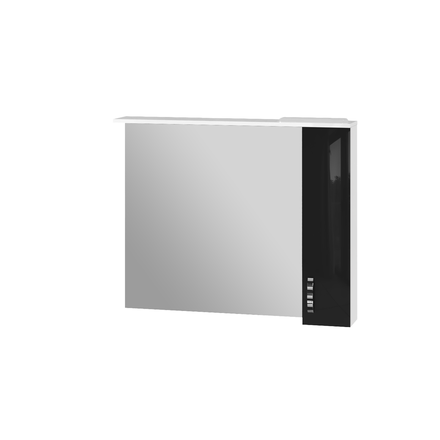Mirror cabinet Trento TrnMC-100 Right Black