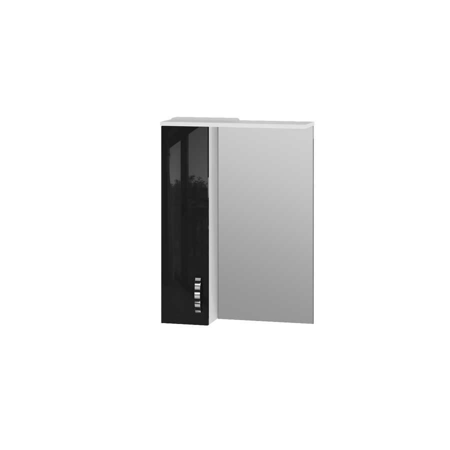 Mirror cabinet Trento TrnMC-60 Left Black