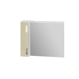 Mirror cabinet Trento TrnMC-100 Left Beige