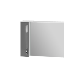 Mirror cabinet Trento TrnMC-100 Left Grey