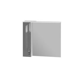 Mirror cabinet Trento TrnMC-87 Left Grey